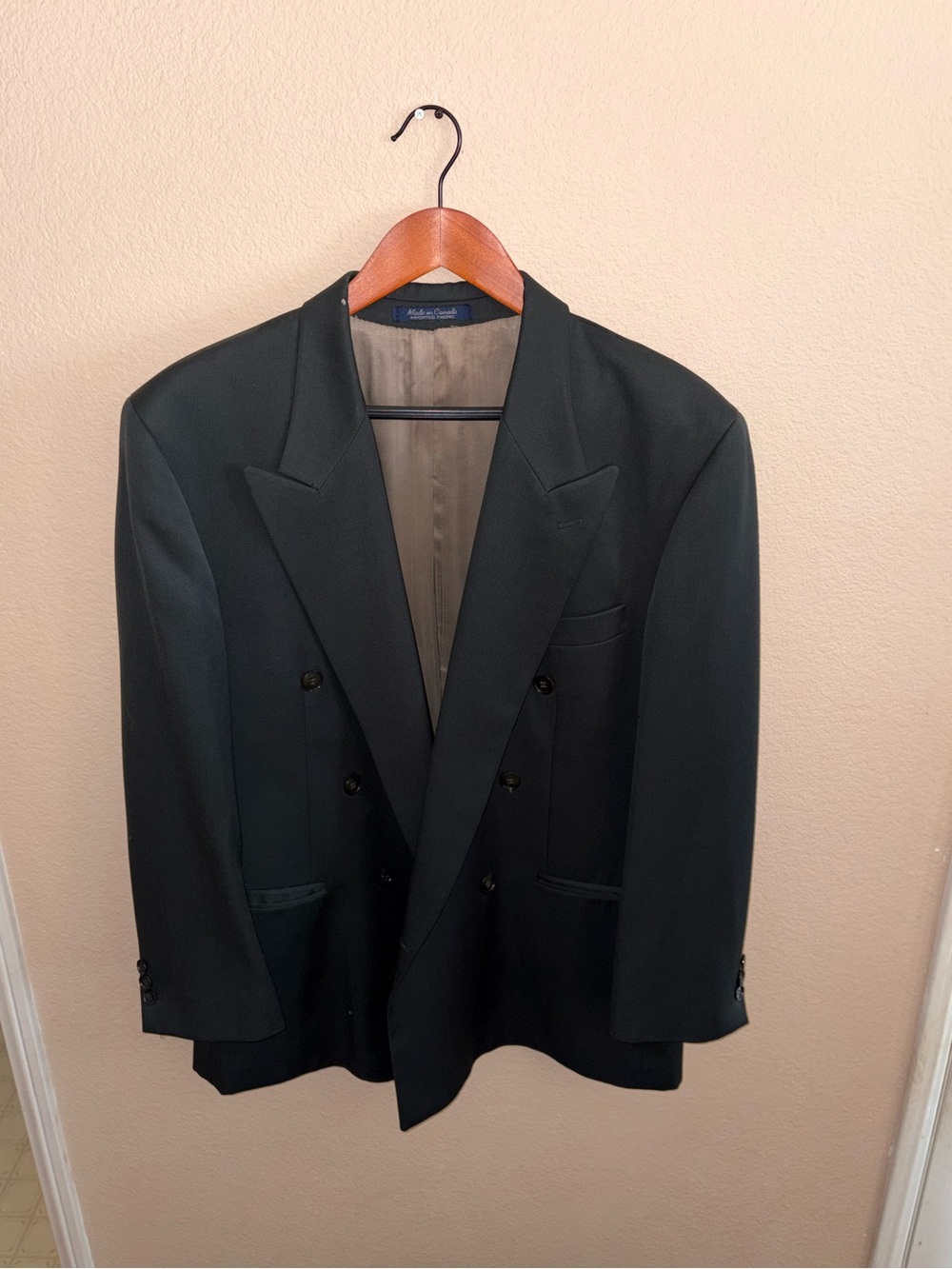 Brandini vintage blazer green formal wear suit jacket designer over coat